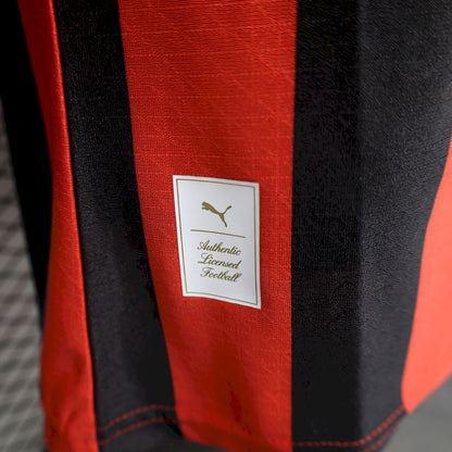 Camiseta AC Milan Manga Larga 125 Aniversario 2024/25 Versión Jugador