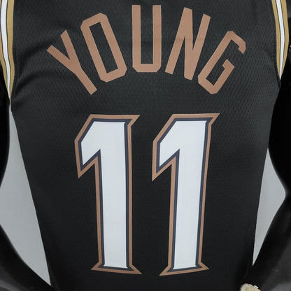 Camiseta Atlanta Hawks "MLK" Negra