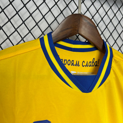 Camiseta Ucrania Local 2024 Versión Fan