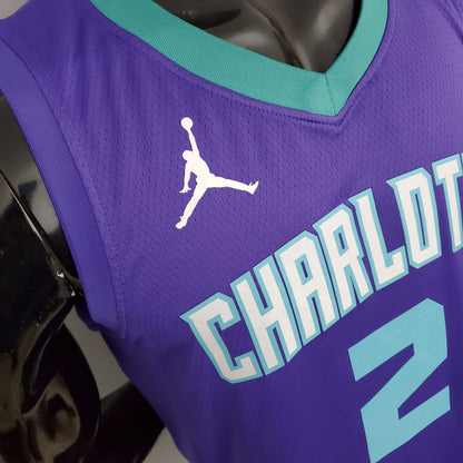 Camiseta Charlotte Hornets Camiseta Clásica Morada