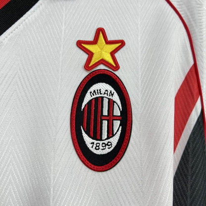 Camiseta AC Milán Retro Visita 1997/98 Versión Fan