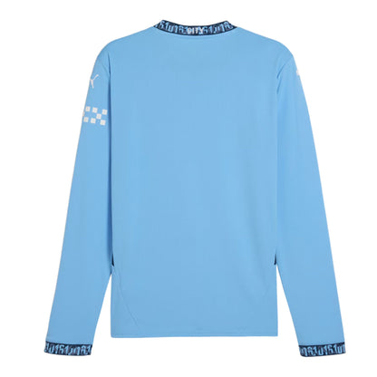 Camiseta Manchester City Local Manga Larga 2024/25 Versión Fan