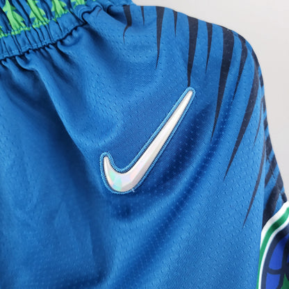 Camiseta Minnesota Timberwolves Shorts Azules