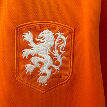 Camiseta Países Bajos Local Retro 2014 Versión Fan