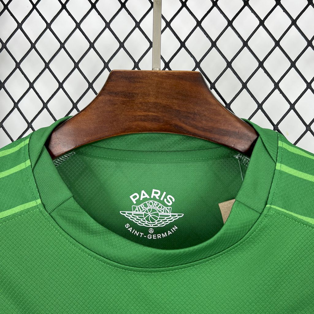 Camiseta Paris Saint-Germain Portero Verde 2025/26 Manga Larga Versión Fan