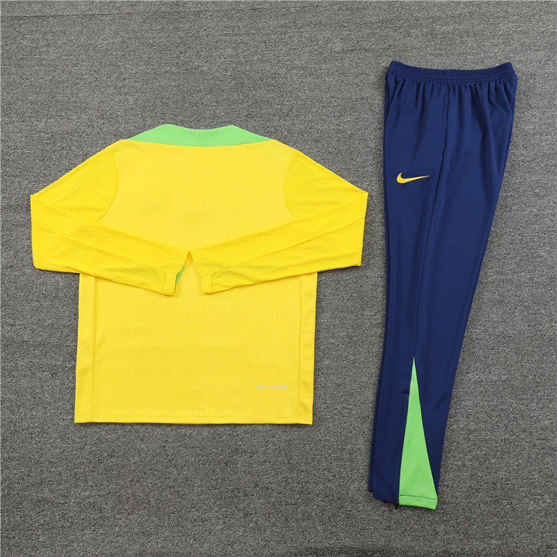 Buzo Completo Brasil Amarillo