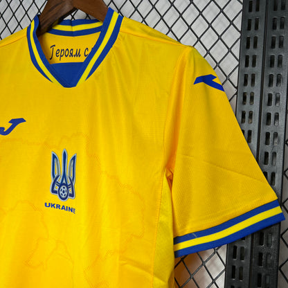 Camiseta Ucrania Local 2024 Versión Fan