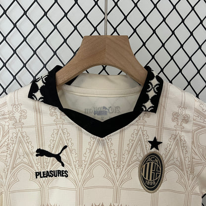 AC Milán Kit Niños "Pleasures" Beige 2023/24