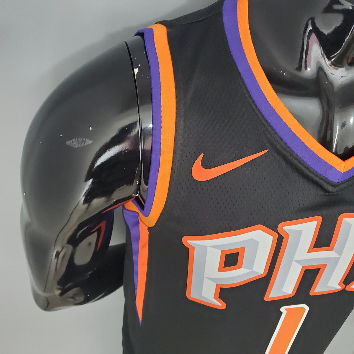 Camiseta Phoenix Suns Camiseta Negra Clásica