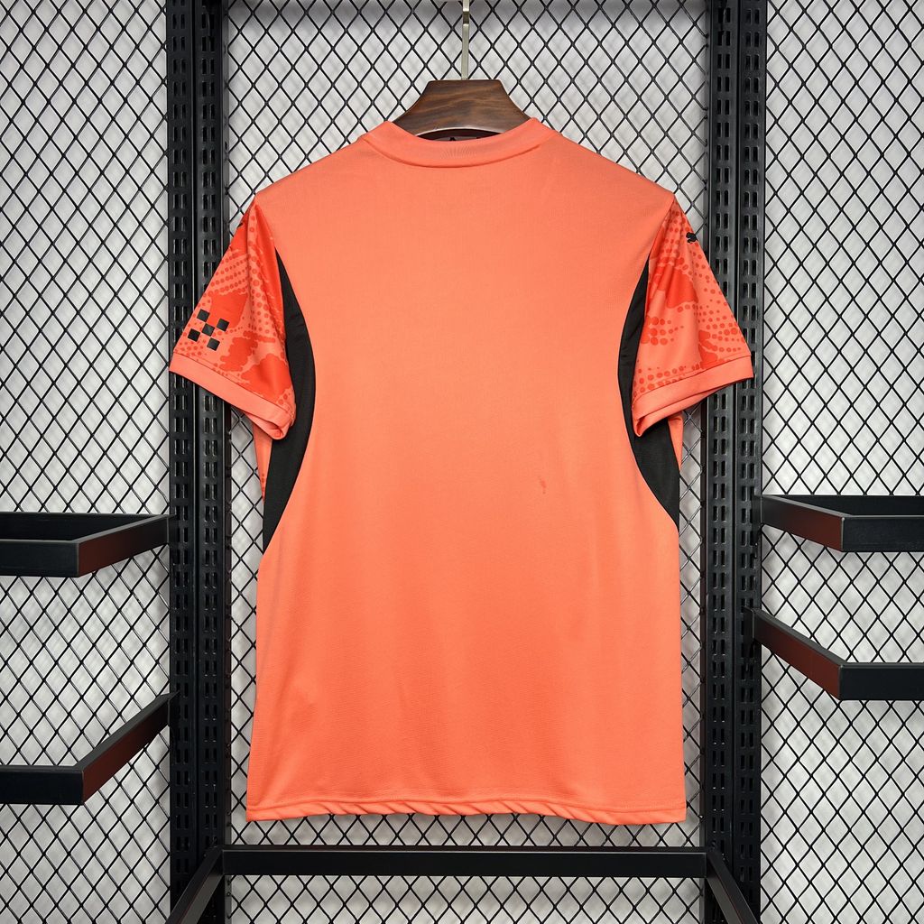 Camiseta Manchester City Portero Naranja 2024/25 Versión Fan