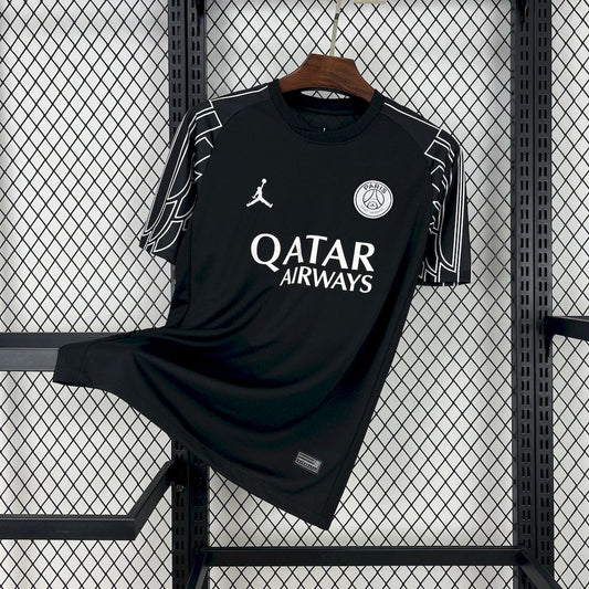 Camiseta Paris Saint-Germain Portero Negra 2024/25 Versión Fan