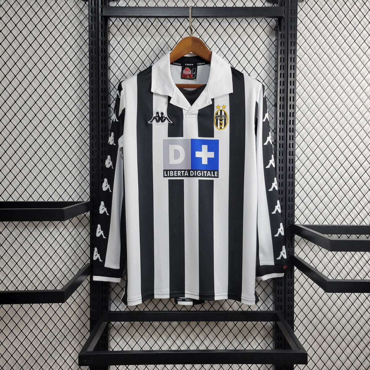 Camiseta Juventus Retro Local Manga Larga 1999/00