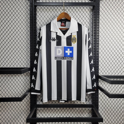 Camiseta Juventus Retro Local Manga Larga 1999/00