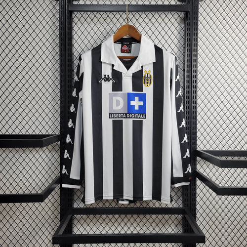 Camiseta Juventus Retro Local Manga Larga 1999/00