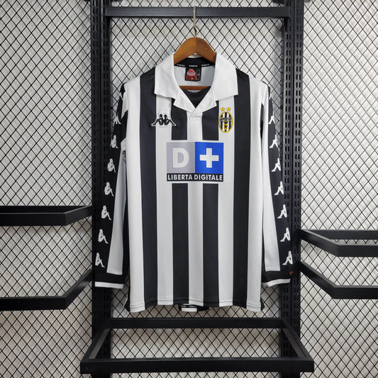 Camiseta Juventus Retro Local Manga Larga 1999/00