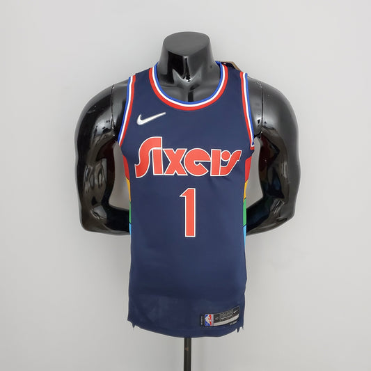 Camiseta Philadelphia 76ers "City Edition" Azul Royal