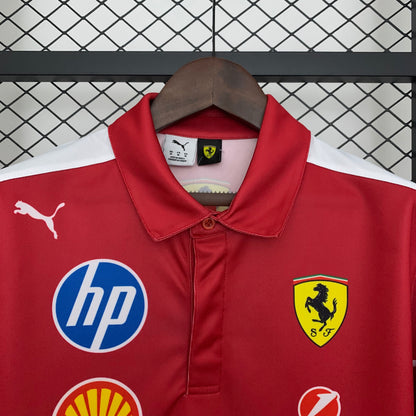 F1 Formula 1 Polo Ferrari Roja