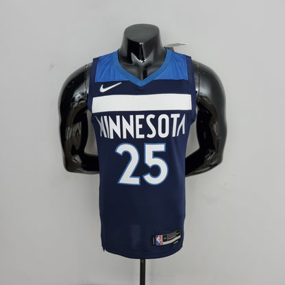 Camiseta Minnesota Timberwolves Camiseta Azul Clásica