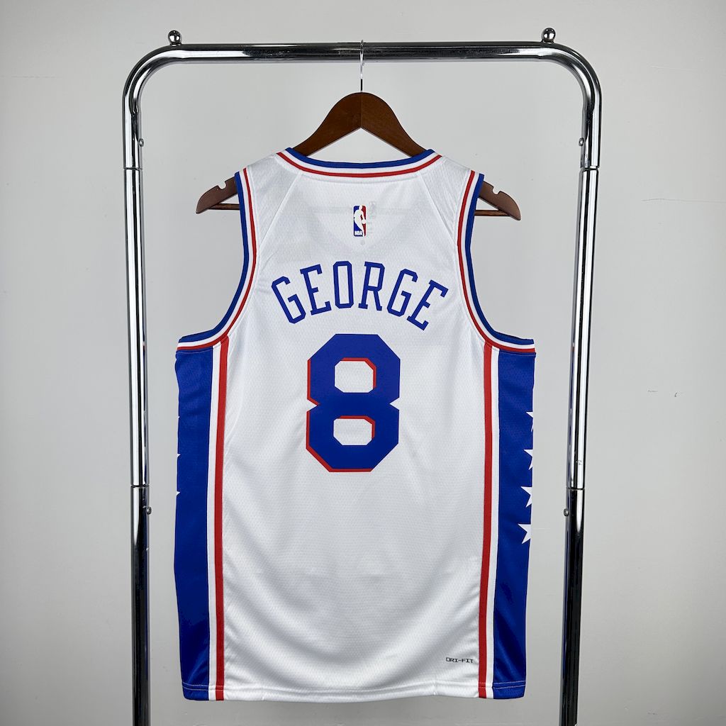 Camiseta Philadelphia 76ers 2023 Camiseta Blanca NBA