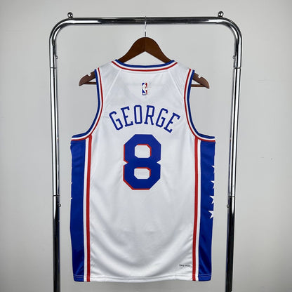 Camiseta Philadelphia 76ers 2023 Camiseta Blanca NBA