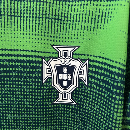 Camiseta Portugal Entrenamiento Verde 2025 Versión Fan