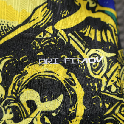Camiseta Brasil Edición Especial Amarilla "Cristo Redentor" 2024 Versión Jugador