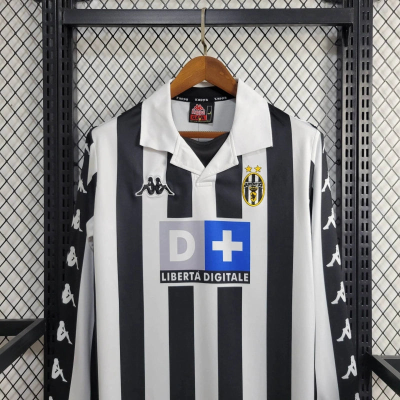 Camiseta Juventus Retro Local Manga Larga 1999/00