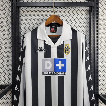 Camiseta Juventus Retro Local Manga Larga 1999/00