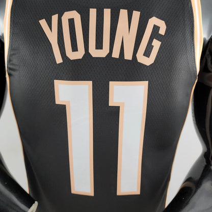 Camiseta Atlanta Hawks "PeachTree" Negra