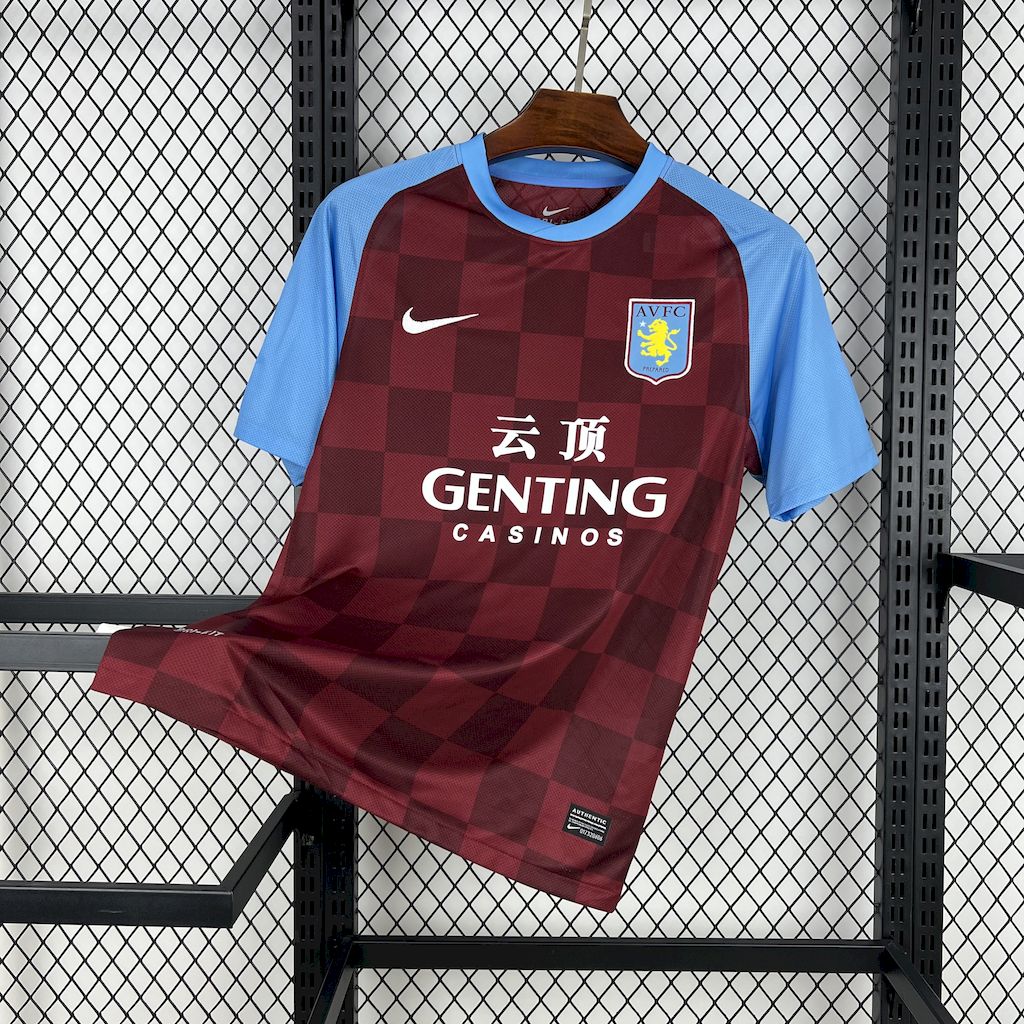 Camiseta Aston Villa Local Retro 2011/12 Versión Fan
