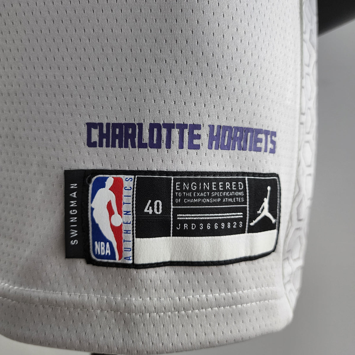 Camiseta Charlotte Hornets Camiseta Clásica Gris