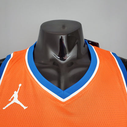 Camiseta Oklahoma City Thunder "Orange Stripes" Naranjo