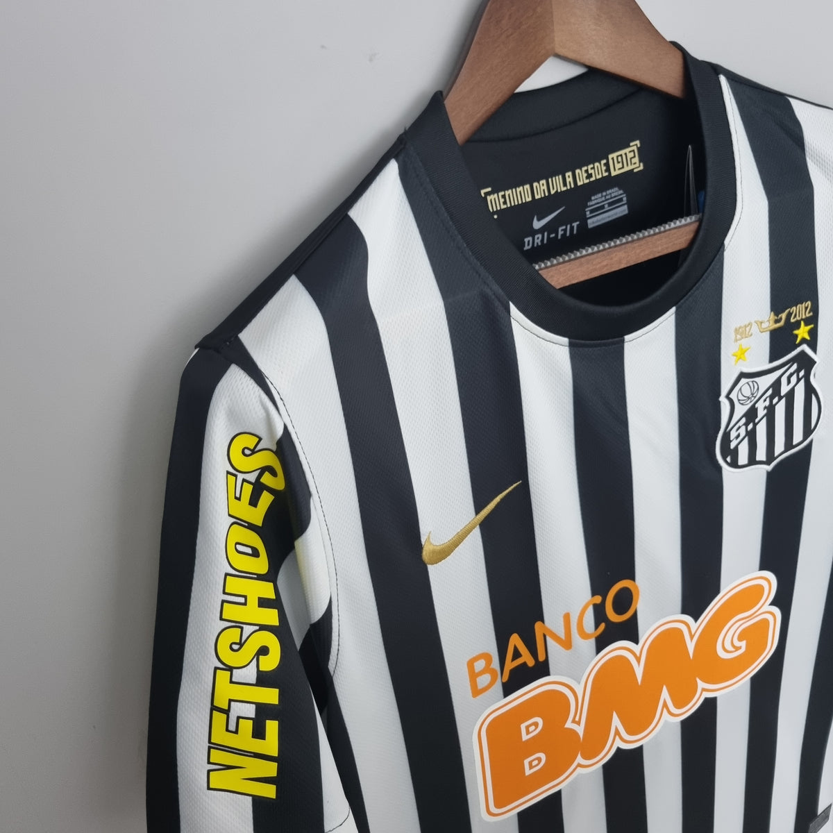Camiseta Santos Local Retro 2013 Versión Fan