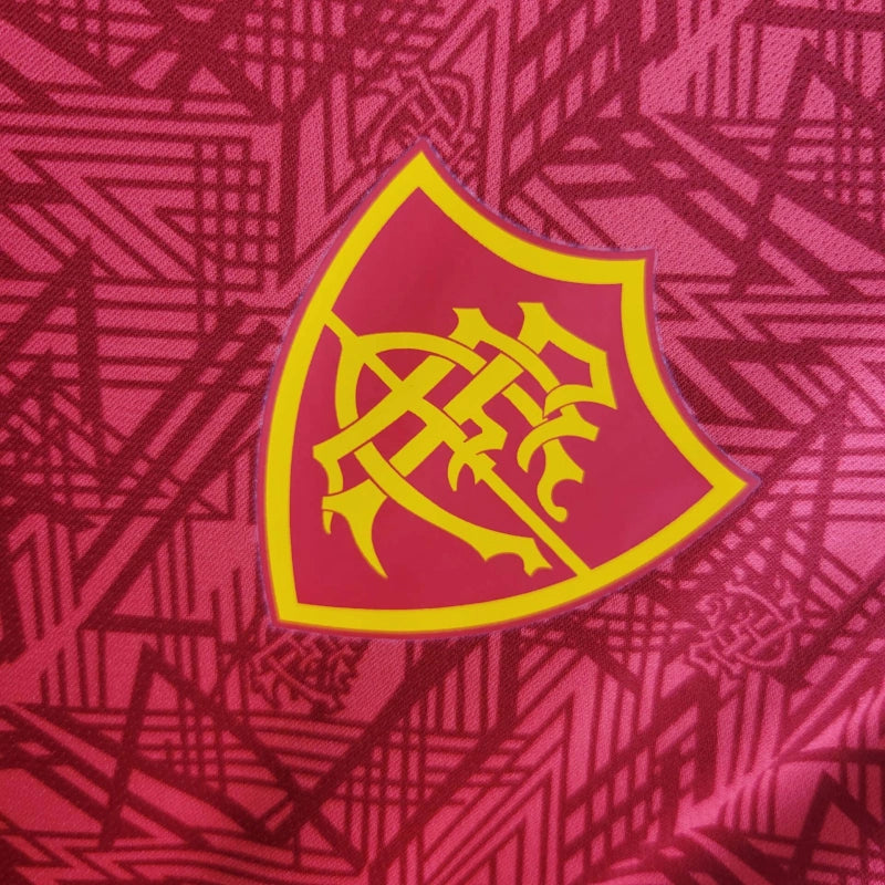 Camiseta Fluminense Entrenamiento Rojo 2024 Versión Fan