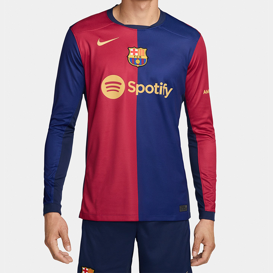 Camiseta FC Barcelona Local Manga Larga 2024/25 Versión Fan