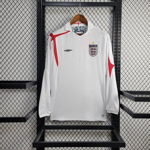 Camiseta Inglaterra Local Manga Larga Retro 2006