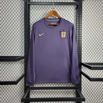 Camiseta Inglaterra Visita Manga Larga 2024 Versión Fan