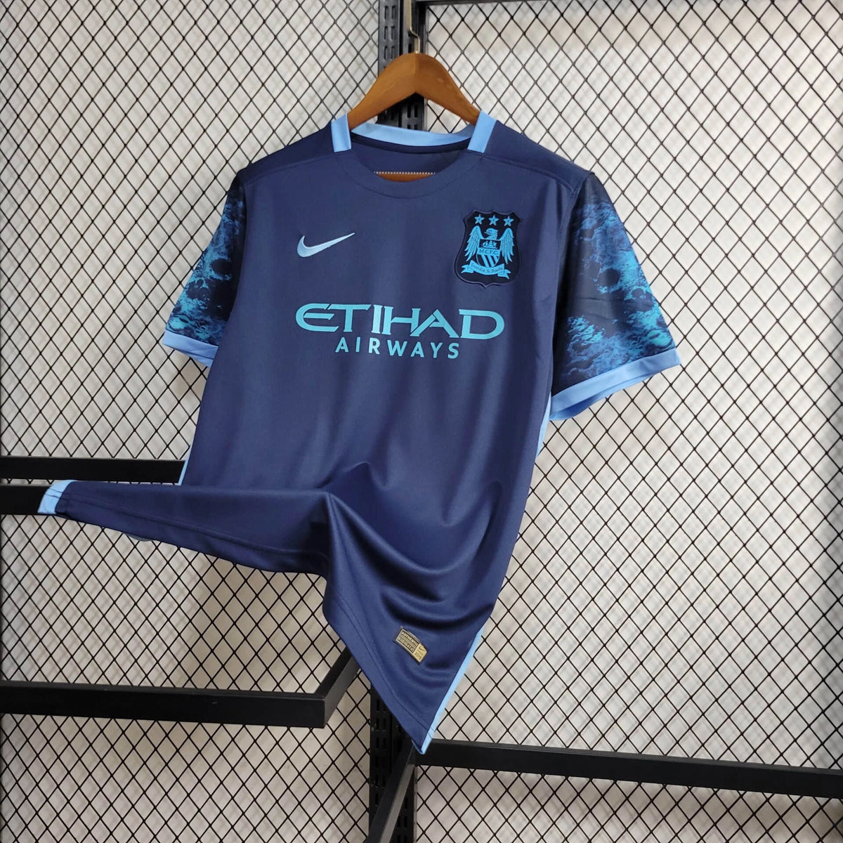 Camiseta Manchester City Retro Visitante 2015/16