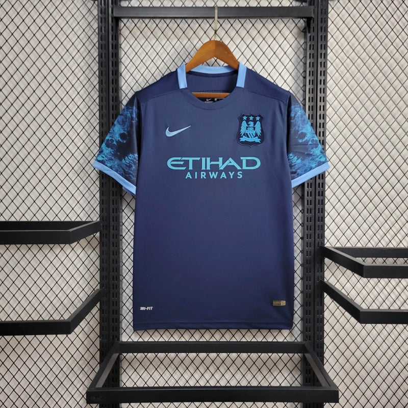 Camiseta Manchester City Retro Visitante 2015/16