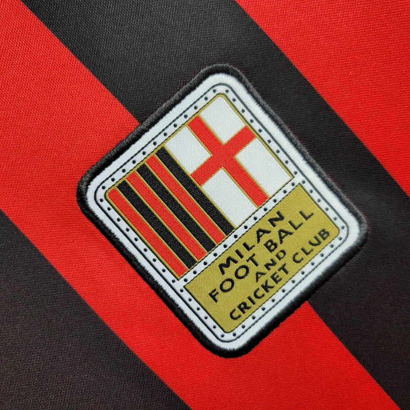 Camiseta AC Milán Edición Aniversario Roja 2024/25 Versión Fan