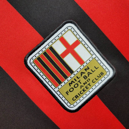 Camiseta AC Milán Edición Aniversario Roja 2024/25 Versión Fan