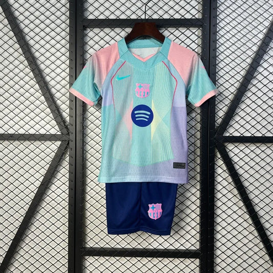 Barcelona Edición Especial Celeste Kit Niños 2025/26