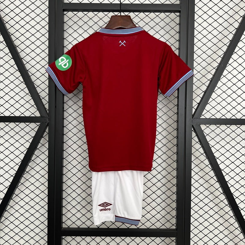 West Ham United Kit Niños Local 2025/26