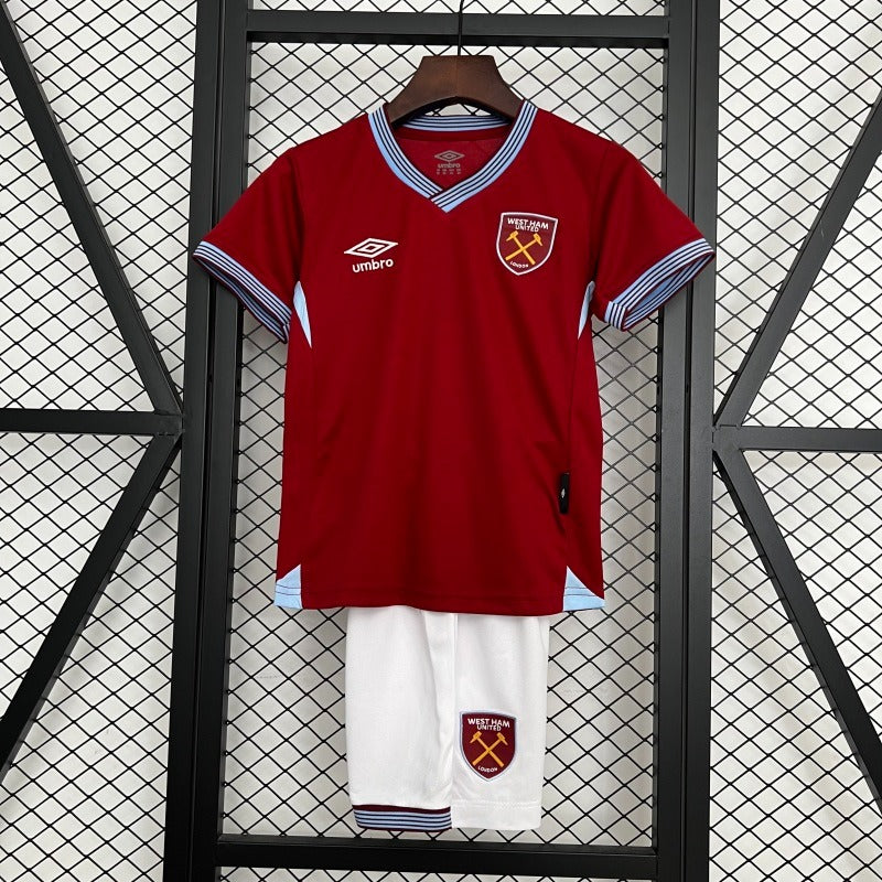 West Ham United Kit Niños Local 2025/26