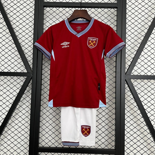 West Ham United Kit Niños Local 2025/26