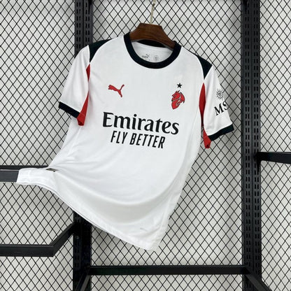 Camiseta AC Milán Blanca 2025/26 Versión Fan