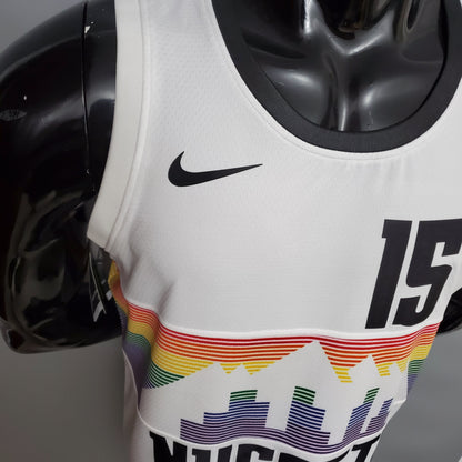 Camiseta Denver Nuggets "City Edition" Blanca Nikola Jokic