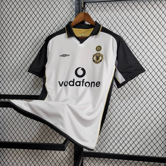 Camiseta Manchester United Retro 100 Aniversario Blanca