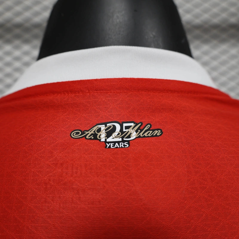 Camiseta AC Milán Local Manga Larga 2024/25 Versión Fan