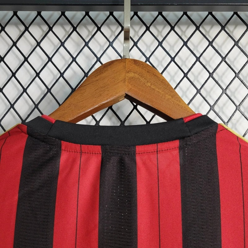 Camiseta AC Milan Manga Larga Local Retro 2013/14 Versión Fan